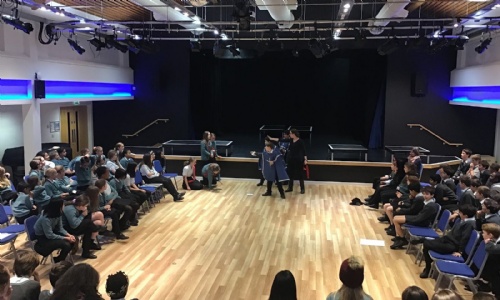Latest News » Year 7 french pupils take part in Les Trois Mousquetaires workshop